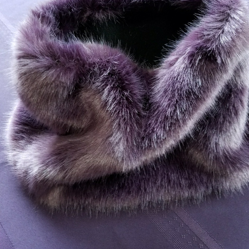 Piarossini Monroe Snood Purple  faux fur